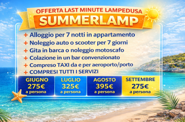 Offerta pacchetto vacanza tutto compreso Lampedusa