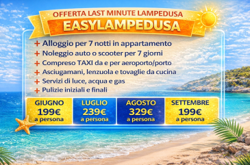 Offerta vacanza economica Lampedusa